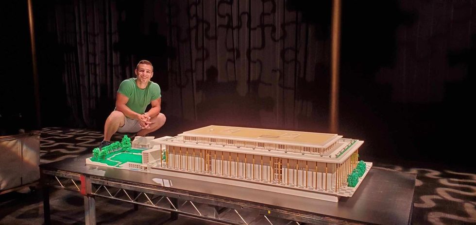 photo gallery Richard Paules Lego Master famous landmarks John F Kennedy Center for the Performing Arts Washington DC