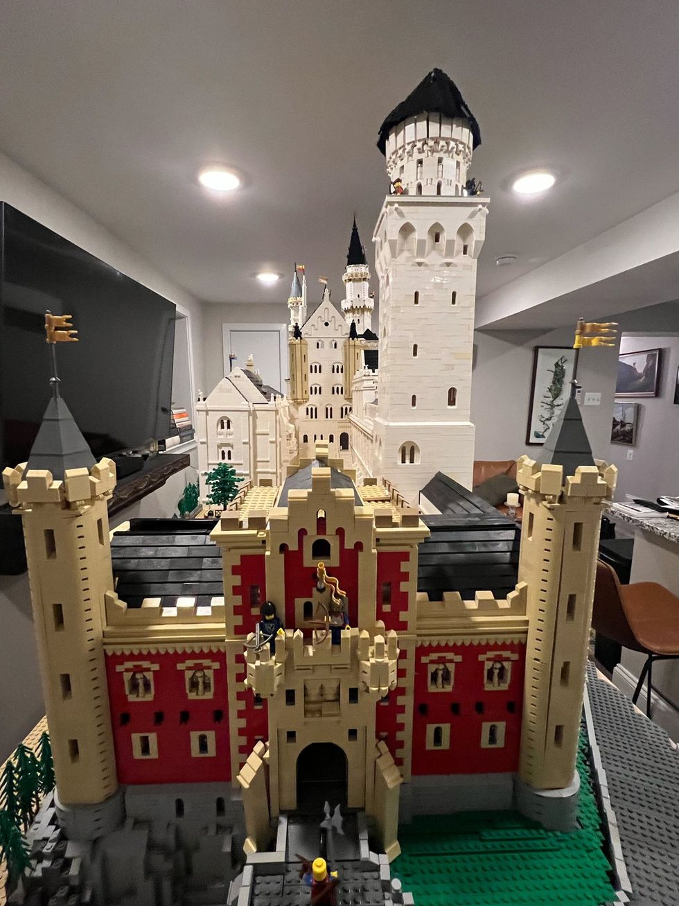 photo gallery Richard Paules Lego Master famous landmarks Renaissance Era Feudal Castle
