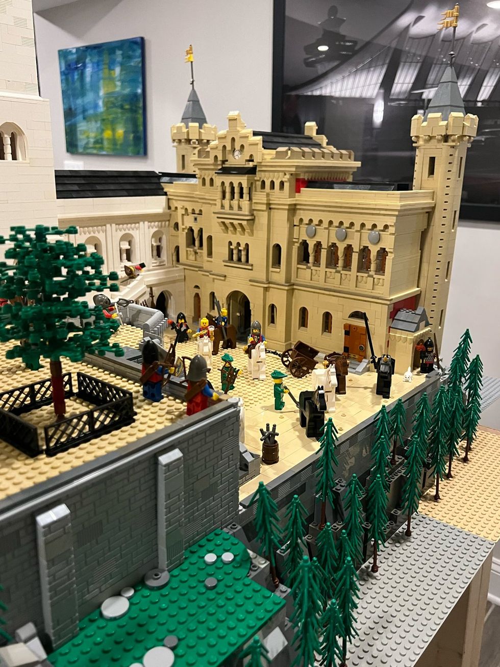 photo gallery Richard Paules Lego Master famous landmarks Renaissance Era Feudal Castle