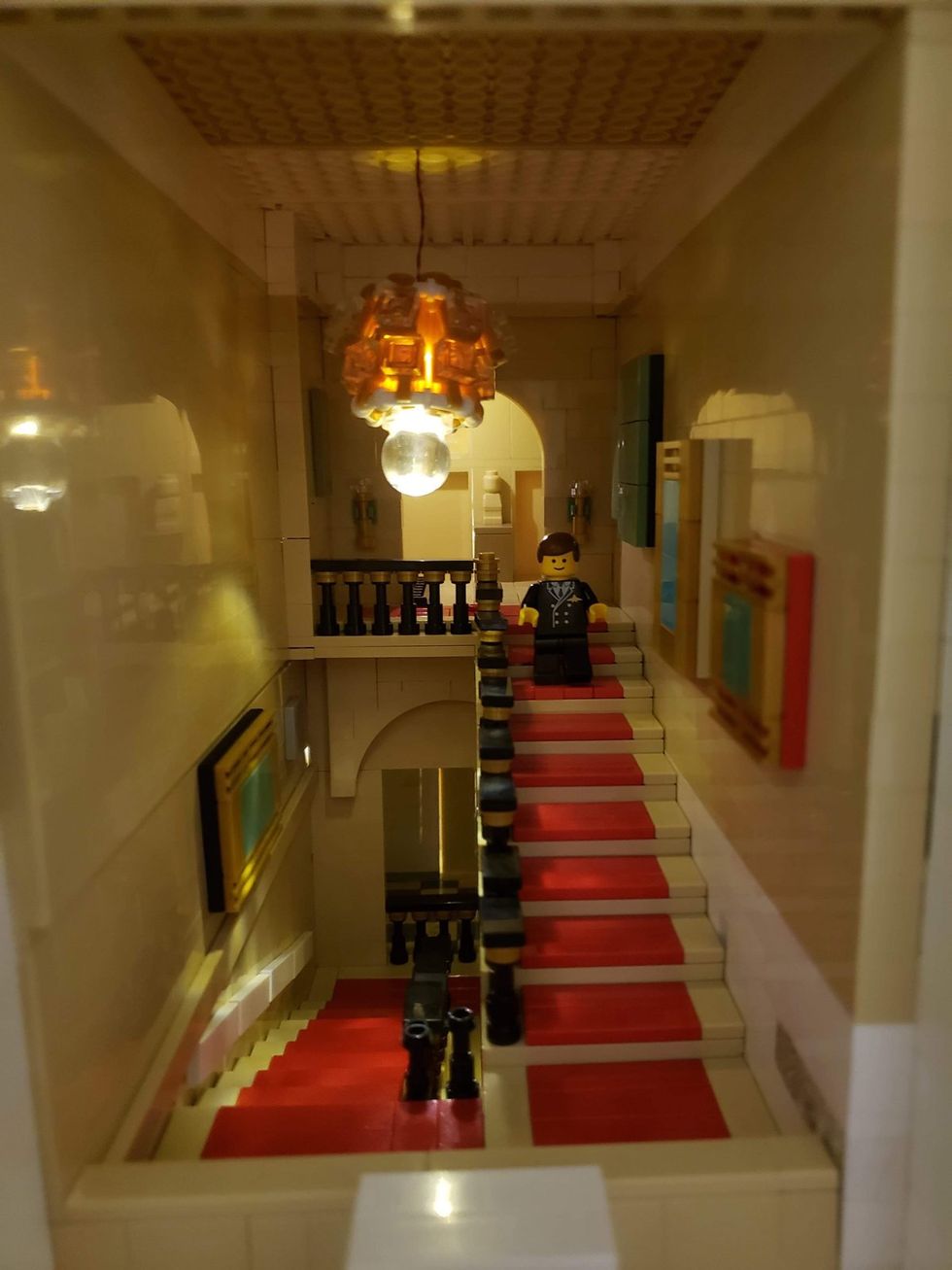 photo gallery Richard Paules Lego Master famous landmarks The White House Washington DC