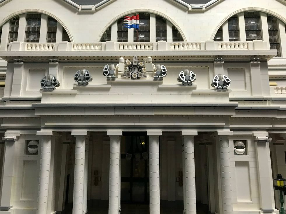 photo gallery Richard Paules Lego Master famous landmarks Vintage Penn Station NYC