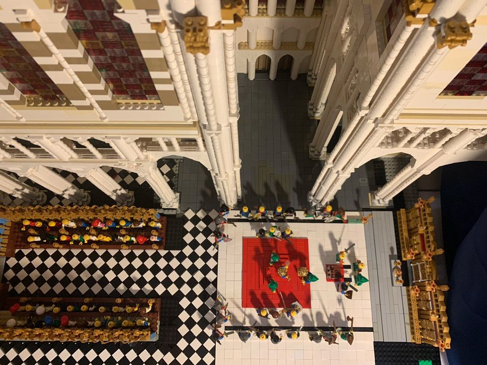 photo gallery Richard Paules Lego Master famous landmarks Westminster Abbey London England UK