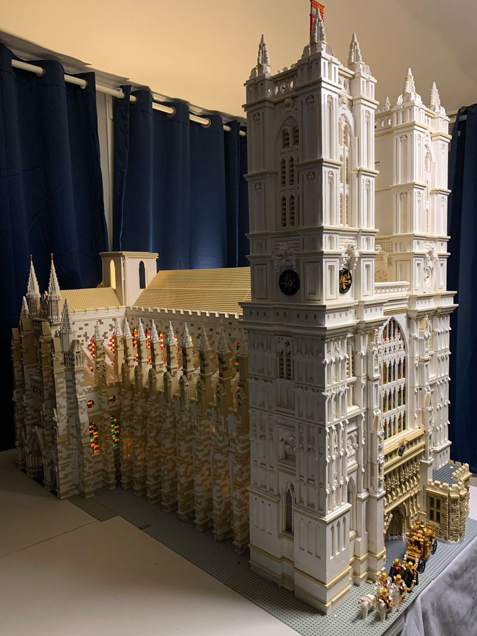 photo gallery Richard Paules Lego Master famous landmarks Westminster Abbey London England UK