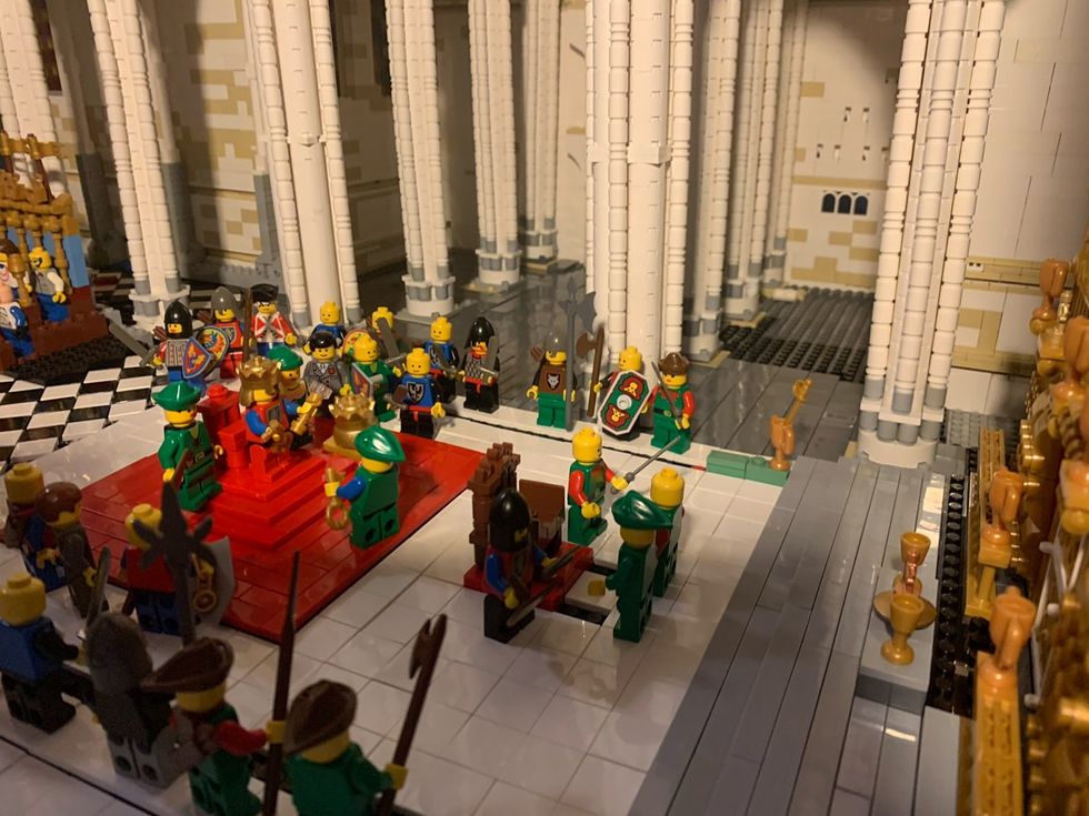 photo gallery Richard Paules Lego Master famous landmarks Westminster Abbey London England UK