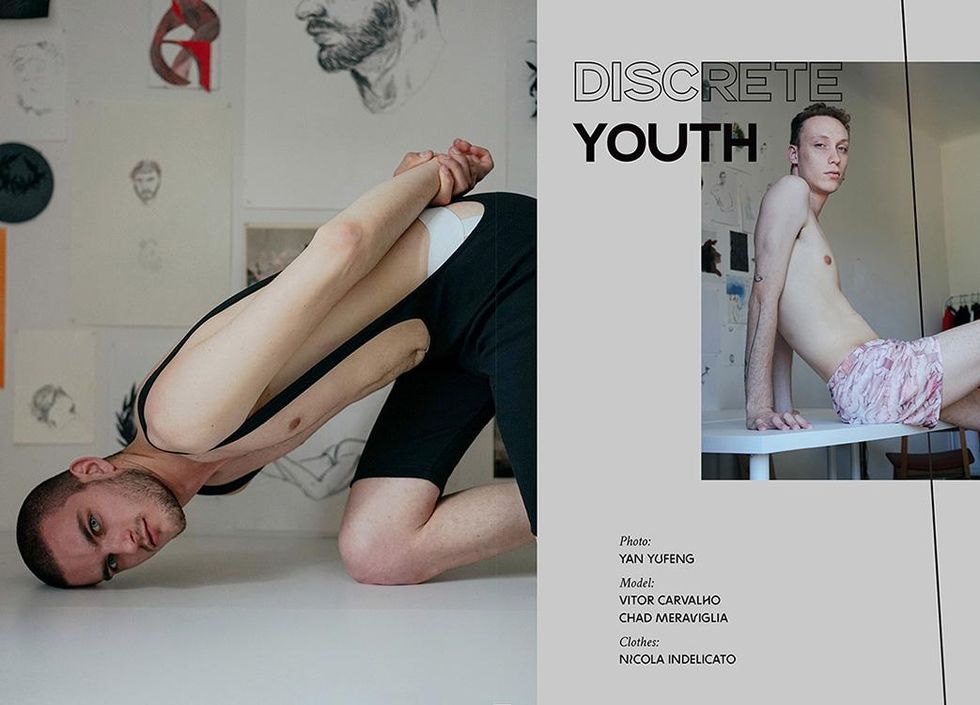 Photo: Yan Yufeng, models: Vitor Carvalho, Chad Meraviglia, clothes: Nicola Indelicato