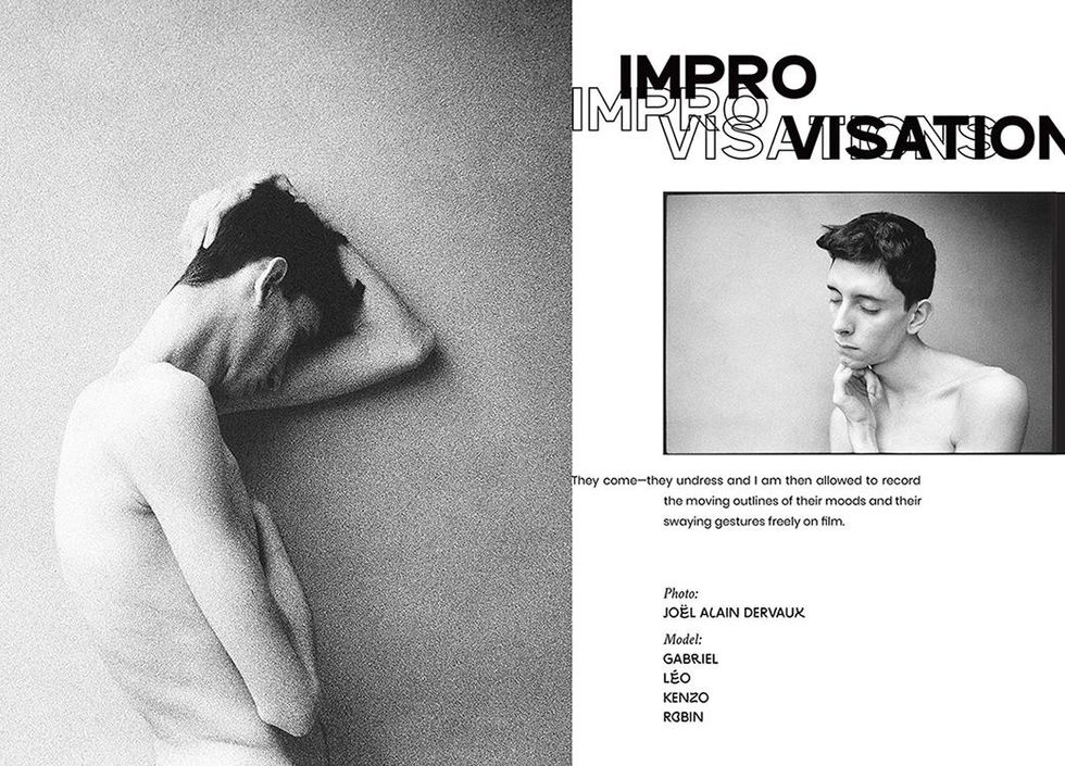 Photographer: Joel Alain Dervaux, models: Gabriel, L\u00e9o, Kenzo, Robin