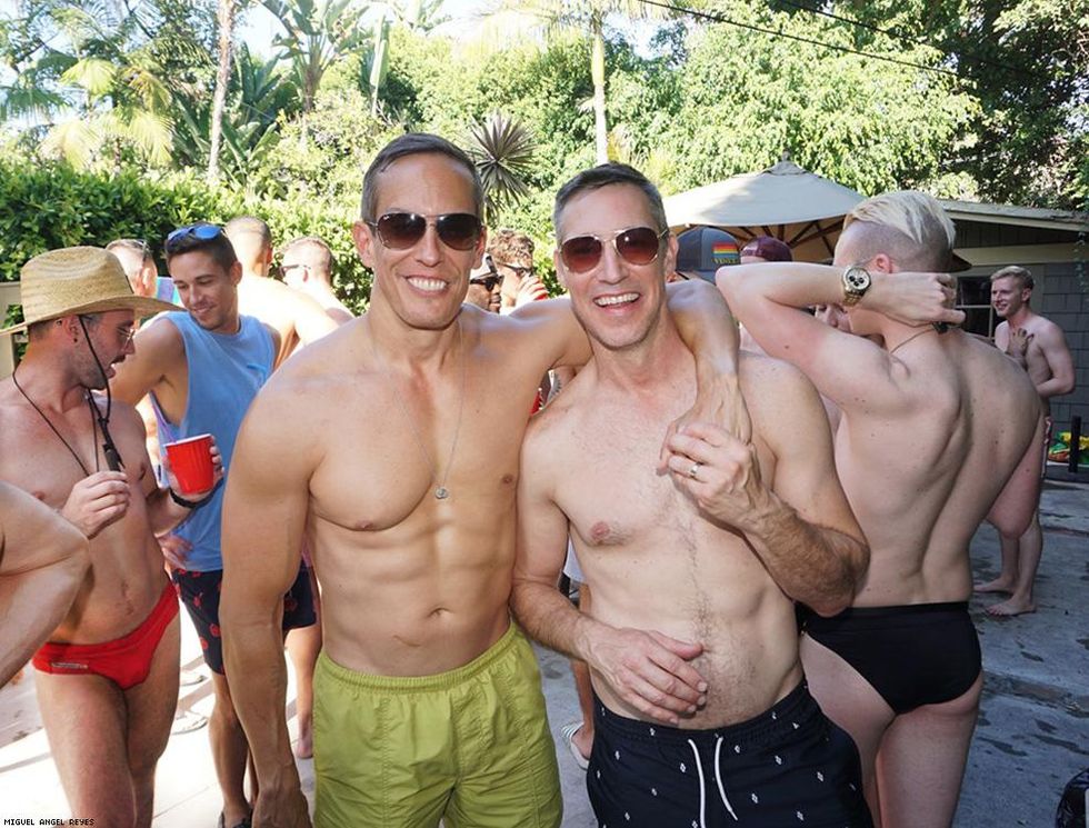 Photographer Miguel Angel Reyes is on the best guest lists including pool party hosts, Jason and Fred, Stefan Costa, and Carlo Juarez.