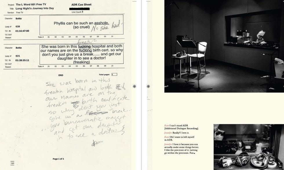 Photographs and notes from Jennifer Beals' The L Word: A Photographic Journal