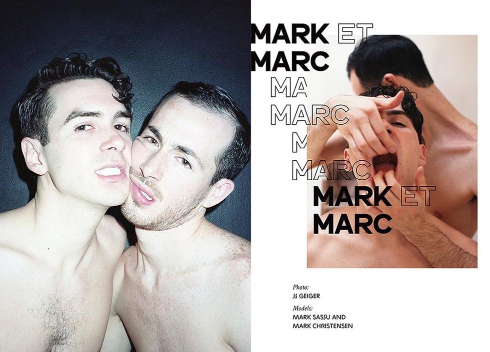 Photography: JJ Geiger, models: Mark Sassu and Mark Christensen