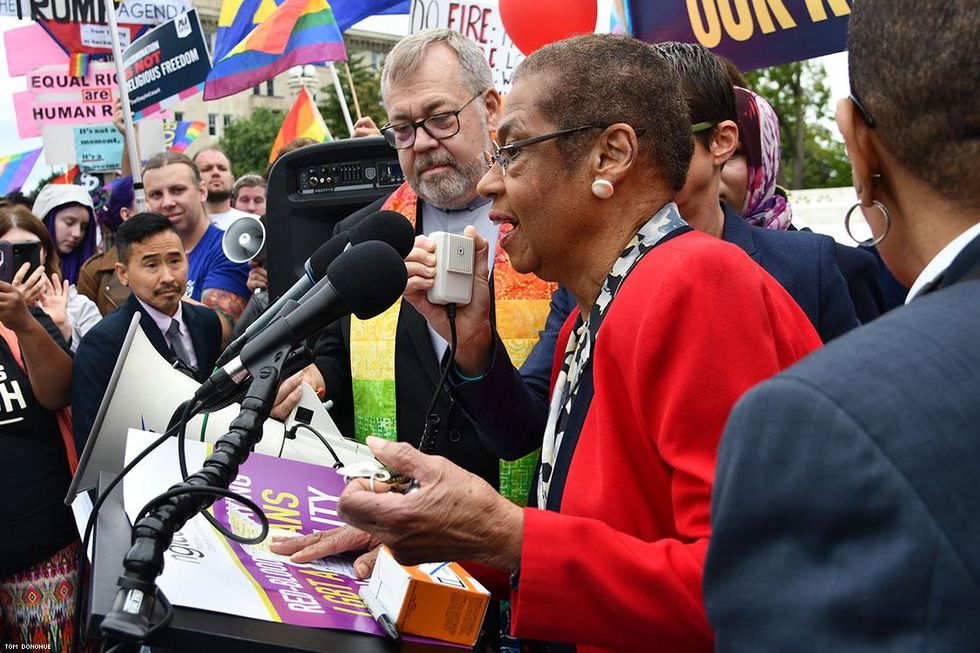 PHOTOS: Activists Rally at Supreme Court as LGBTQ Hearings Begin