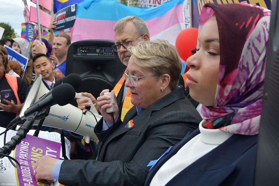 PHOTOS: Activists Rally at Supreme Court as LGBTQ Hearings Begin