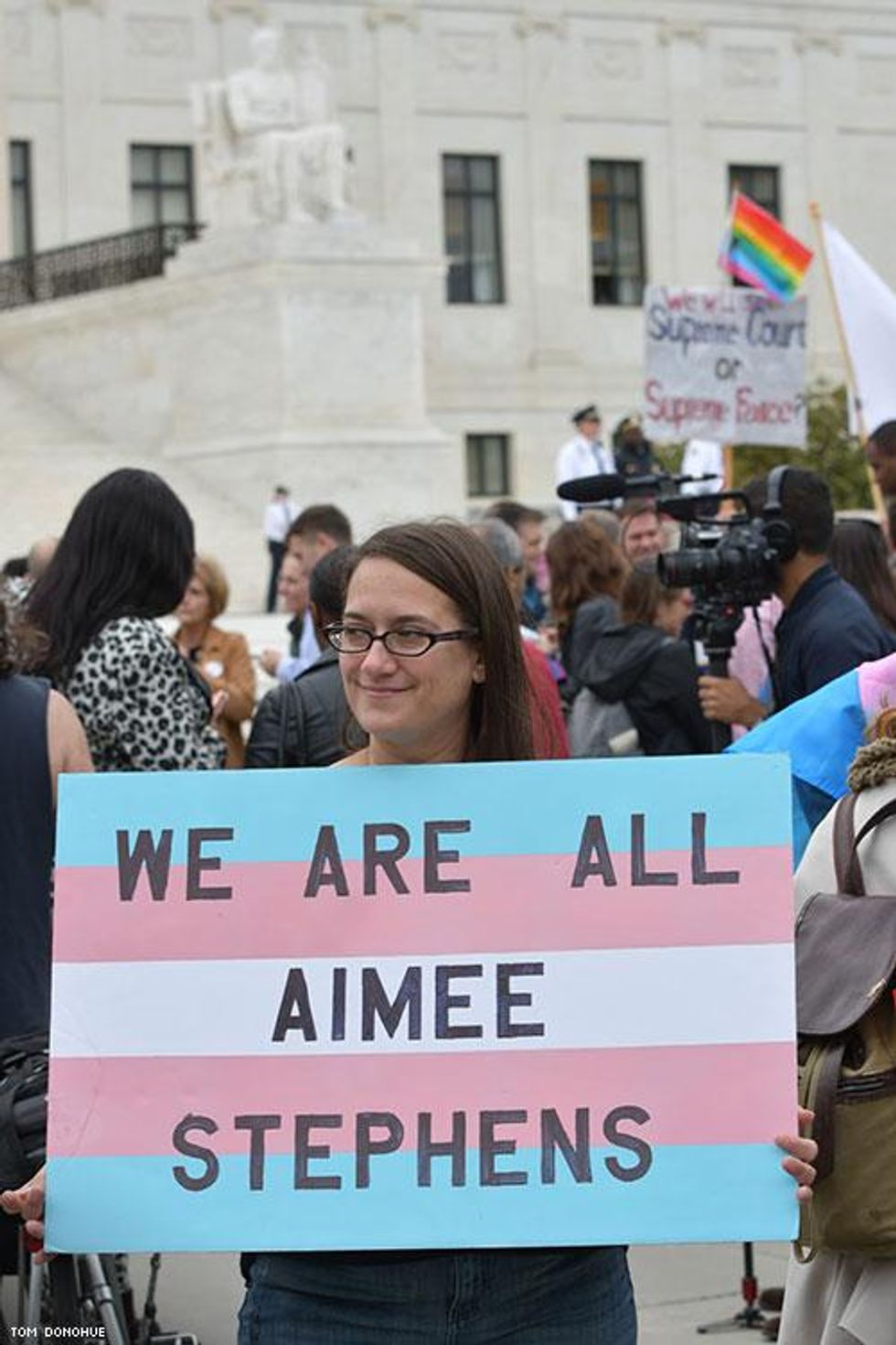 PHOTOS: Activists Rally at Supreme Court as LGBTQ Hearings Begin