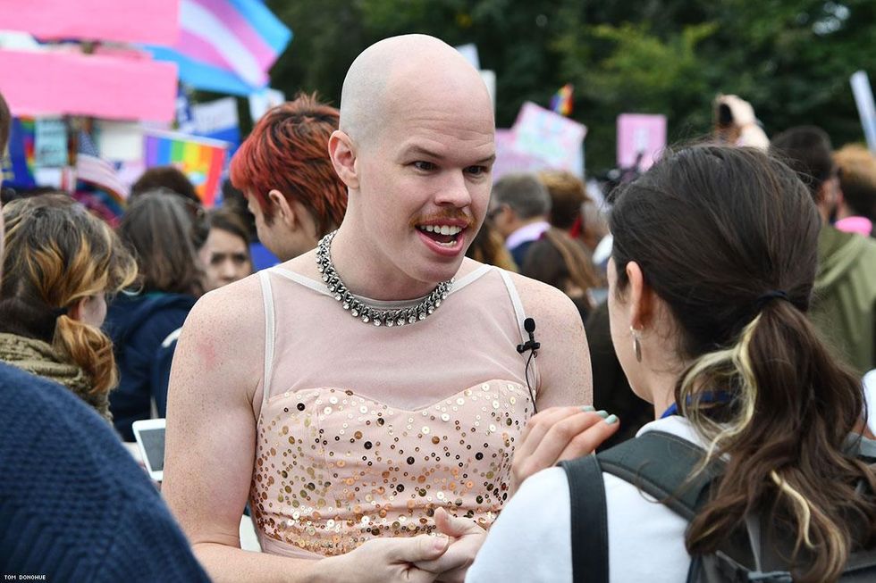 PHOTOS: Activists Rally at Supreme Court as LGBTQ Hearings Begin