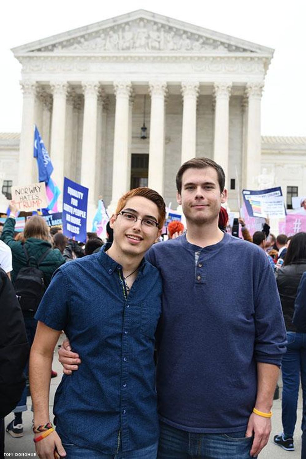 PHOTOS: Activists Rally at Supreme Court as LGBTQ Hearings Begin