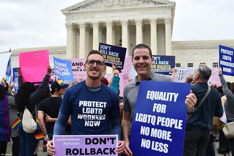 PHOTOS: Activists Rally at Supreme Court as LGBTQ Hearings Begin