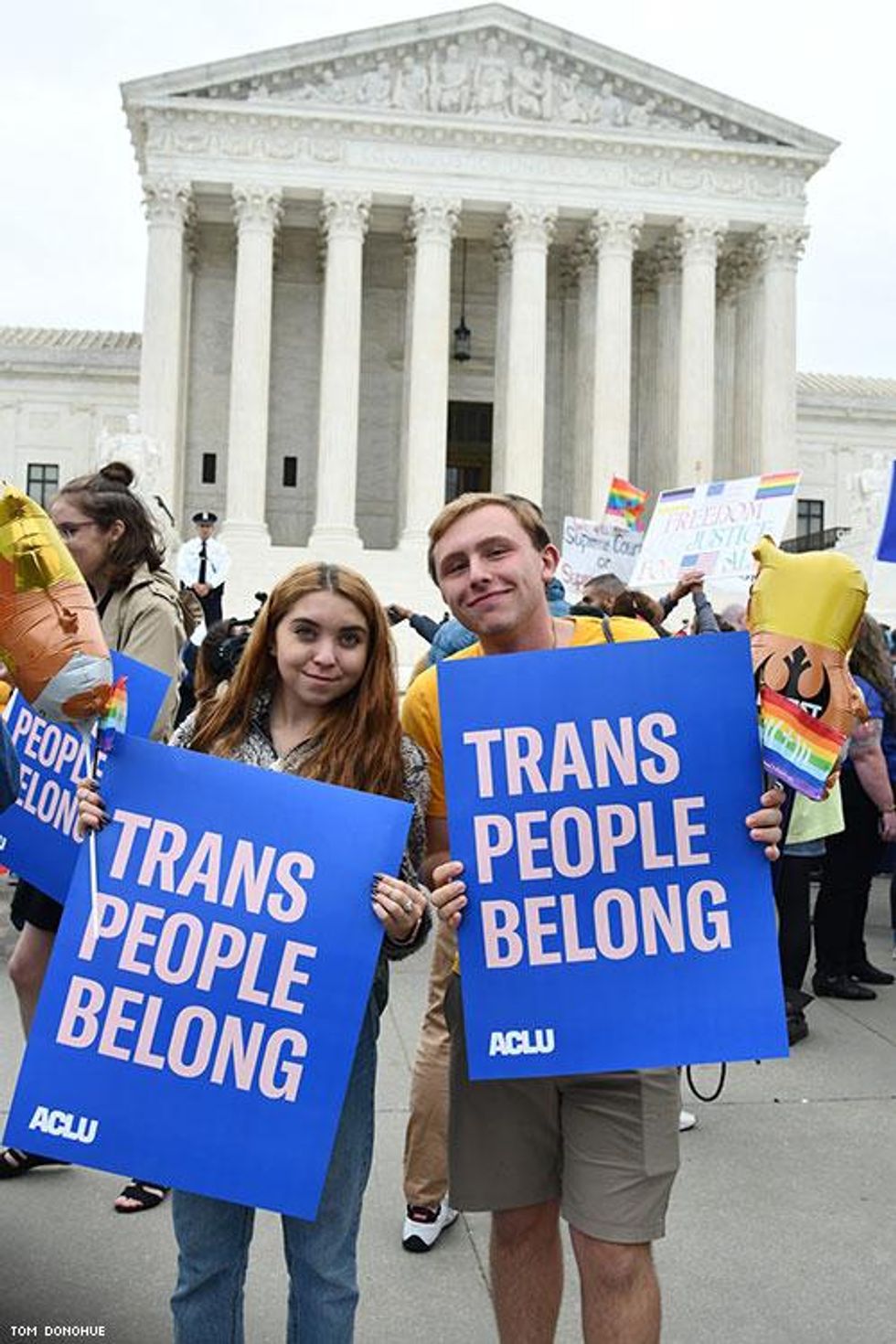 PHOTOS: Activists Rally at Supreme Court as LGBTQ Hearings Begin