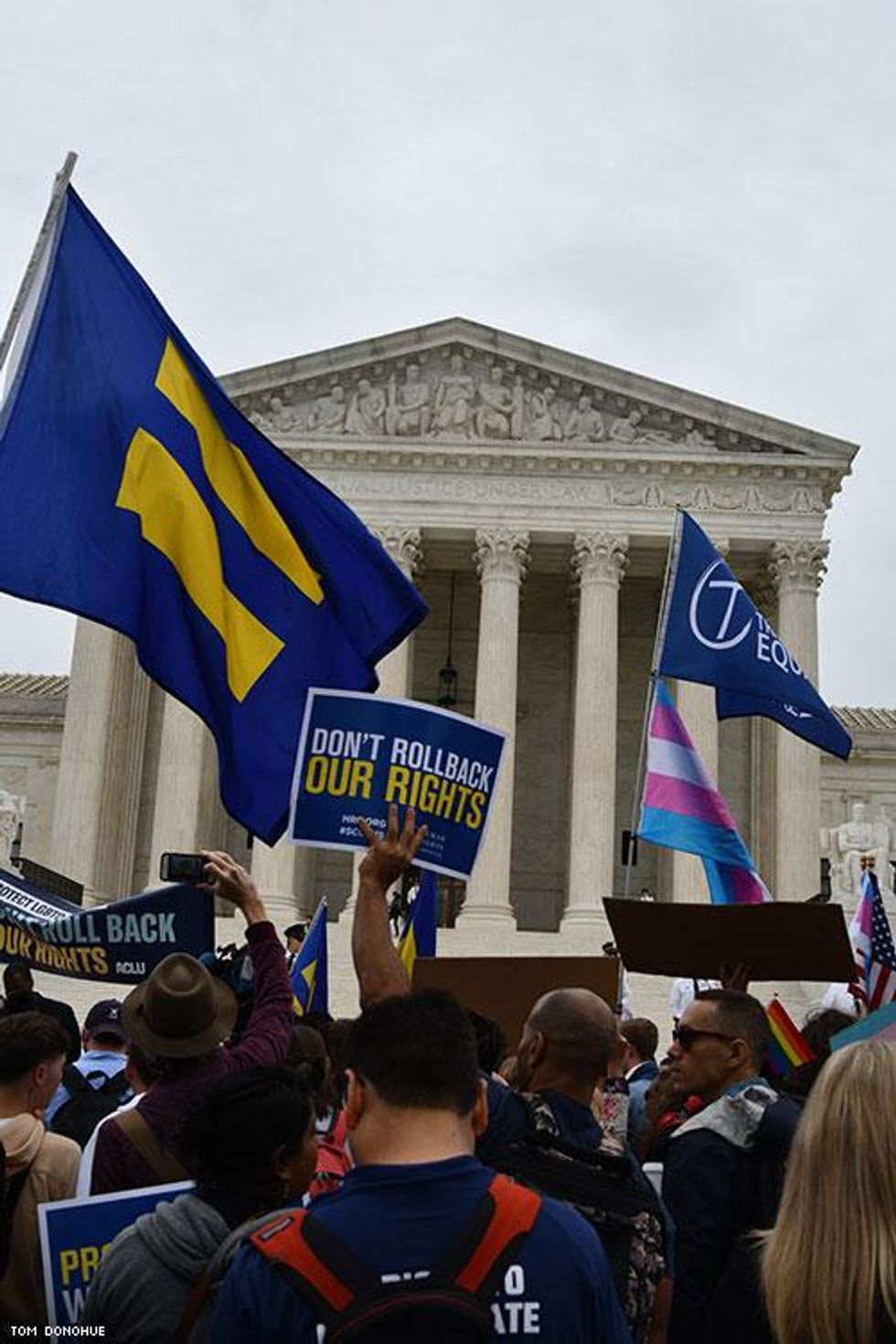 PHOTOS: Activists Rally at Supreme Court as LGBTQ Hearings Begin
