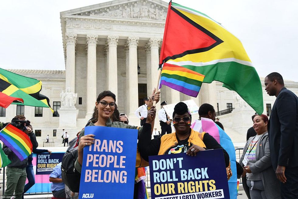 PHOTOS: Activists Rally at Supreme Court as LGBTQ Hearings Begin