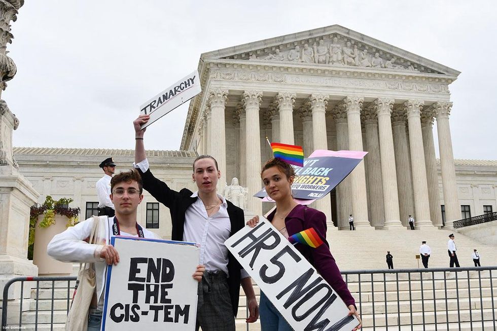 PHOTOS: Activists Rally at Supreme Court as LGBTQ Hearings Begin