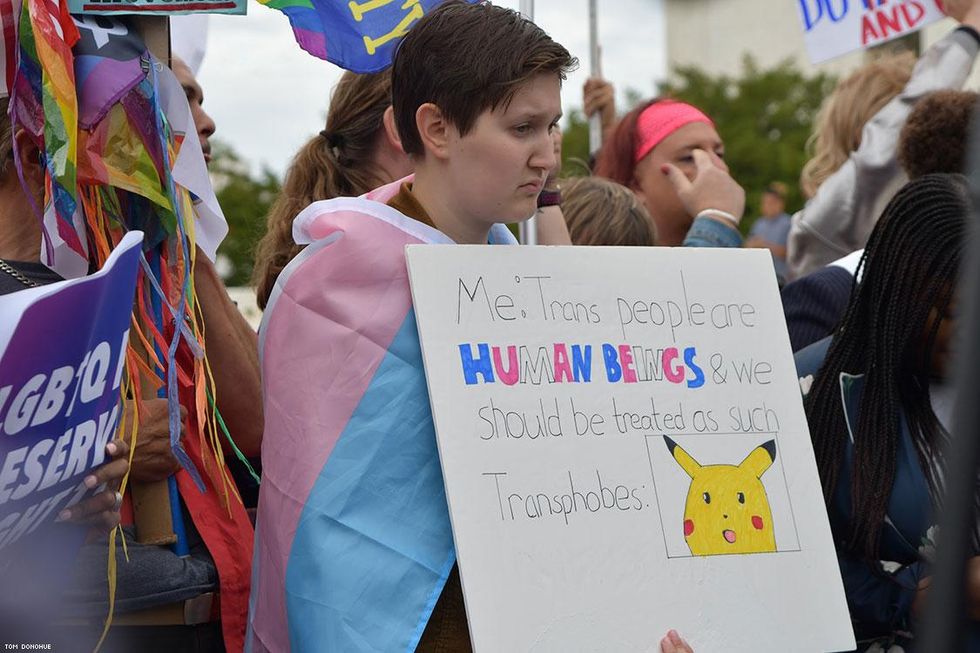 PHOTOS: Activists Rally at Supreme Court as LGBTQ Hearings Begin