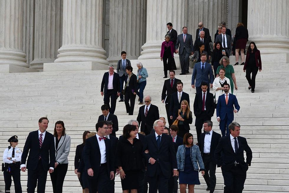 PHOTOS: Activists Rally at Supreme Court as LGBTQ Hearings Begin