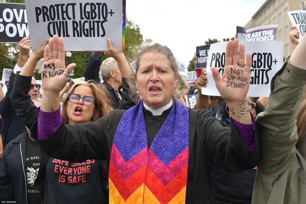 PHOTOS: Activists Rally at Supreme Court as LGBTQ Hearings Begin