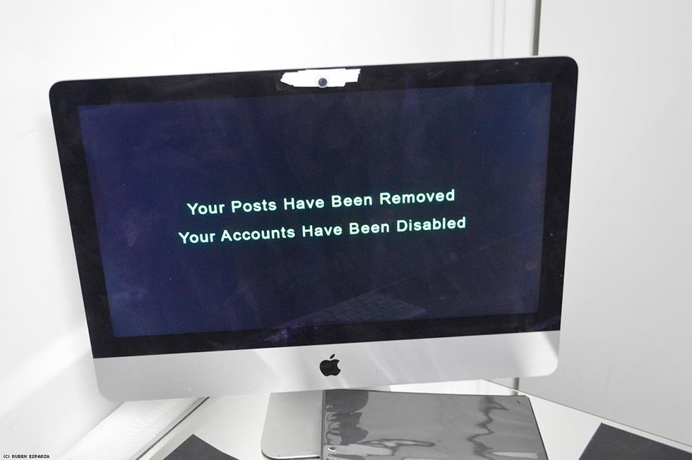 Photos from the opening party for "The Violators" by Ruben Esparza and Slava Mogutin. Read more below.