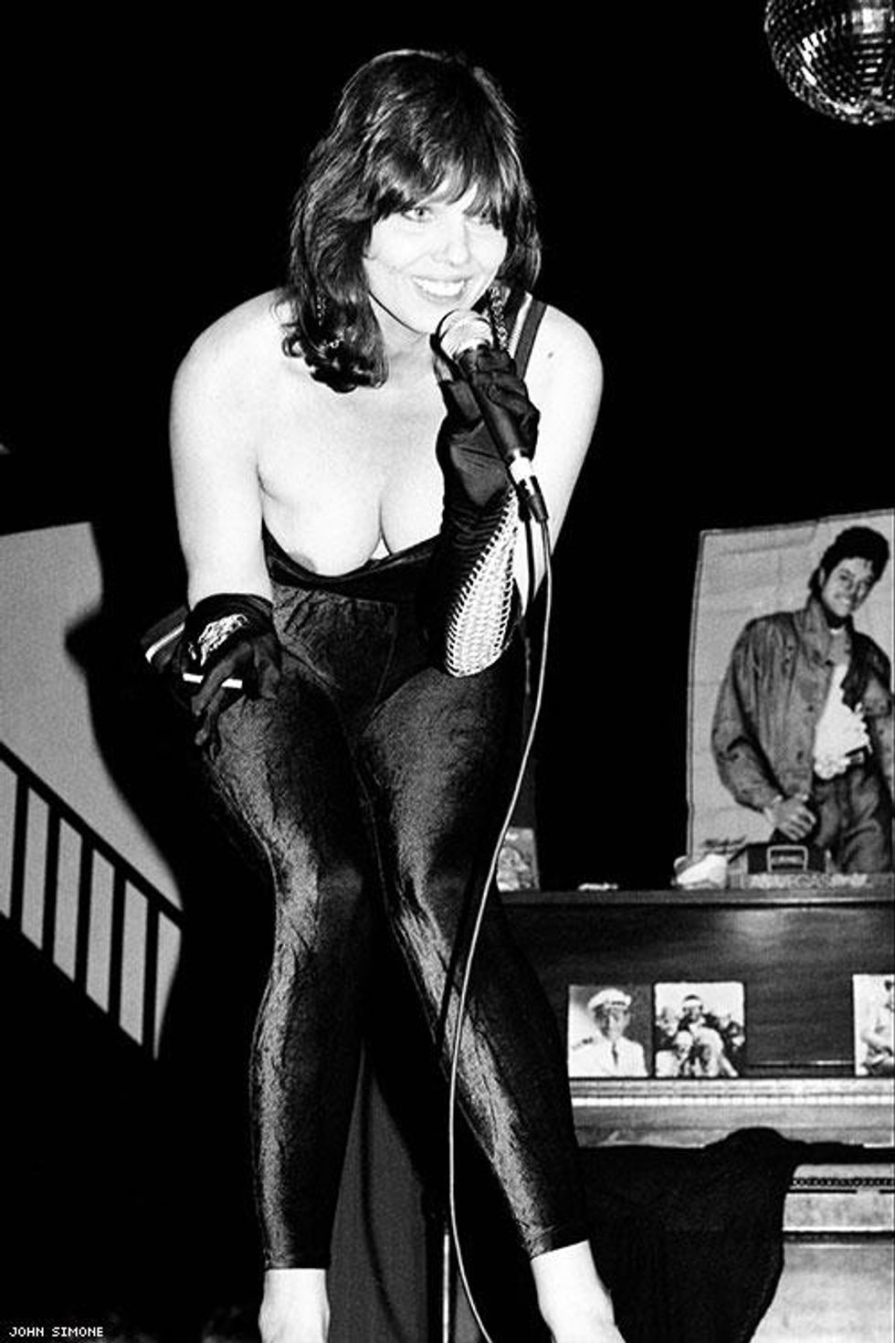 Pictured: Chrysis performing at Siberia Club in 1987 for Haoui Montaug's Cabaret.