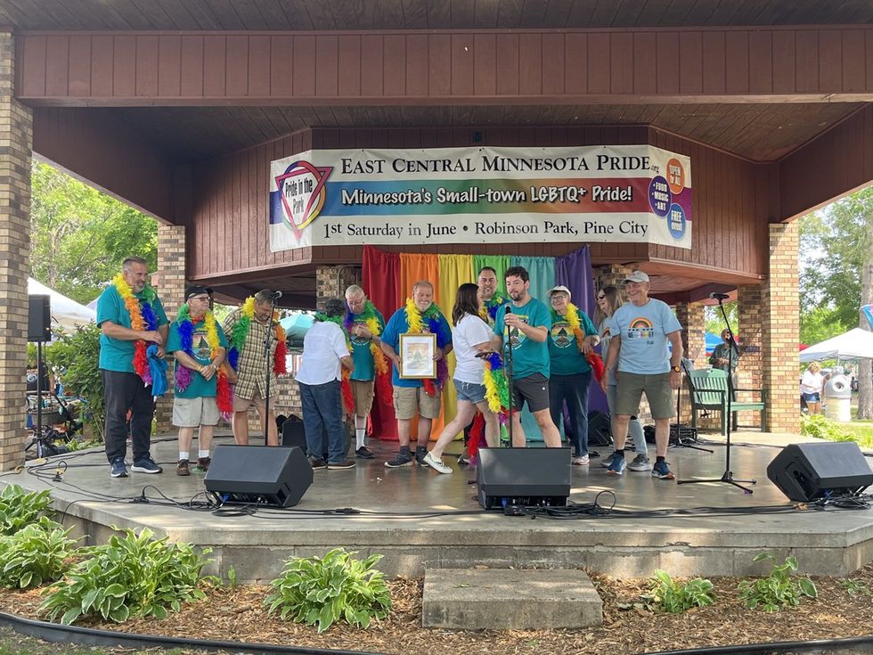 Pine City East Central Minnesota June 2025 LGBTQIA rural pride celebration