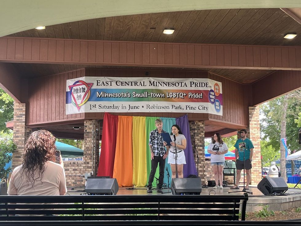 Pine City East Central Minnesota June 2025 LGBTQIA rural pride celebration