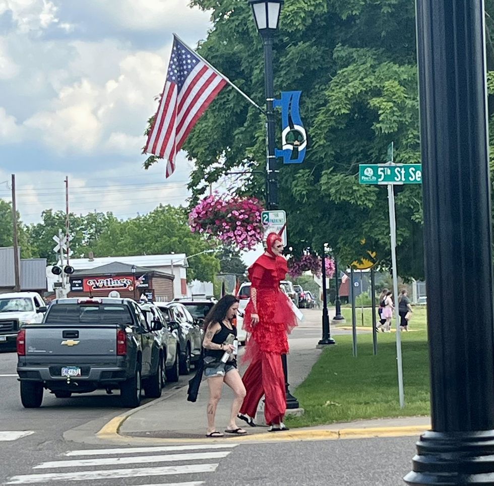 Pine City East Central Minnesota June 2025 LGBTQIA rural pride celebration