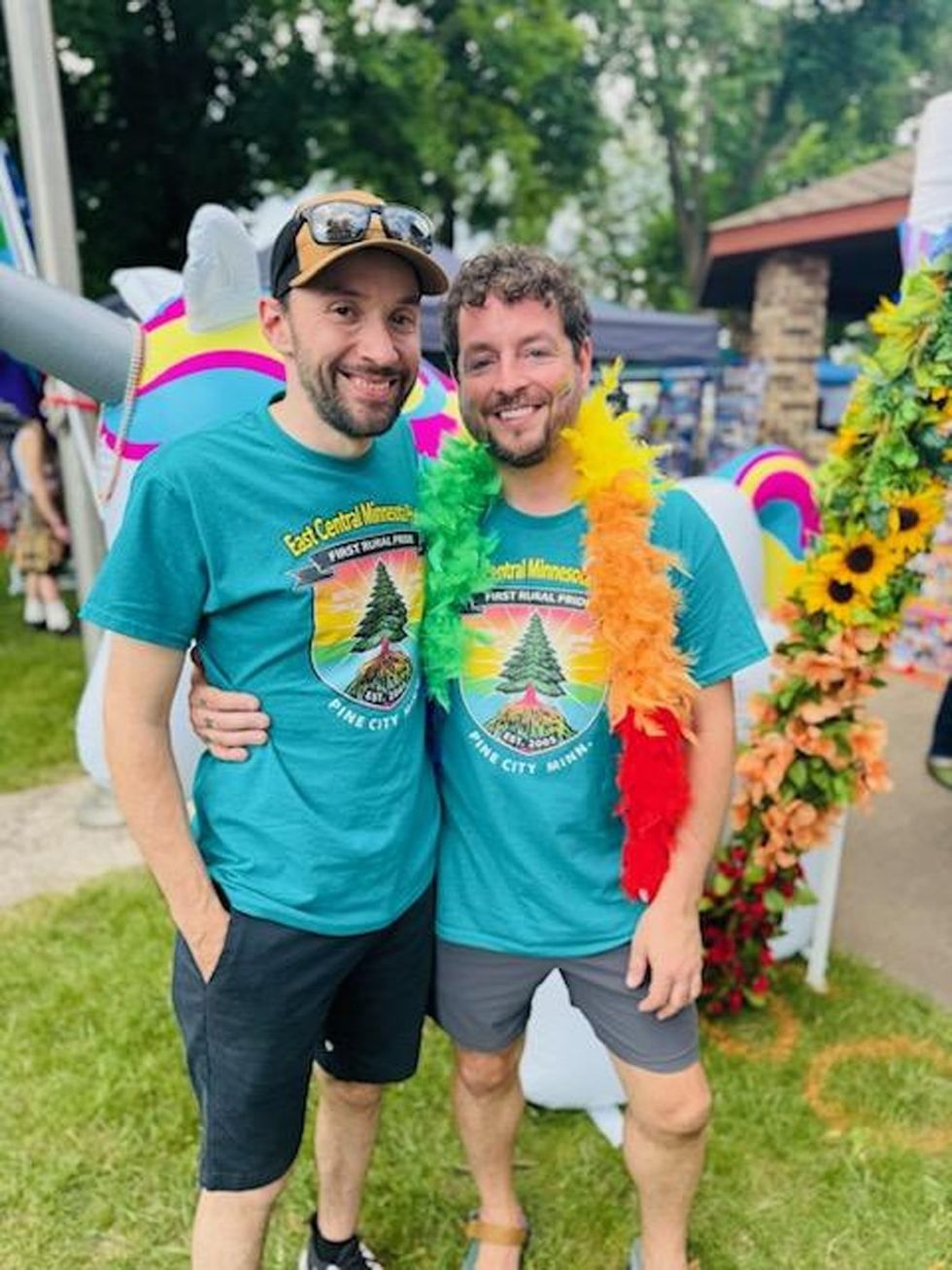 Pine City East Central Minnesota June 2025 LGBTQIA rural pride celebration