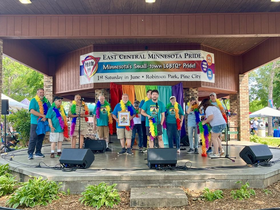 Pine City East Central Minnesota June 2025 LGBTQIA rural pride celebration
