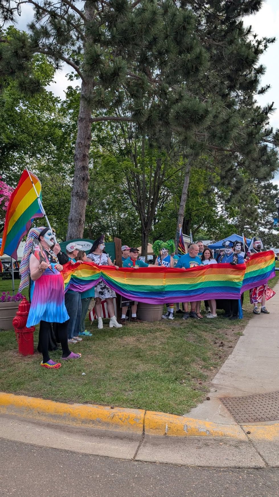 Pine City East Central Minnesota June 2025 LGBTQIA rural pride celebration