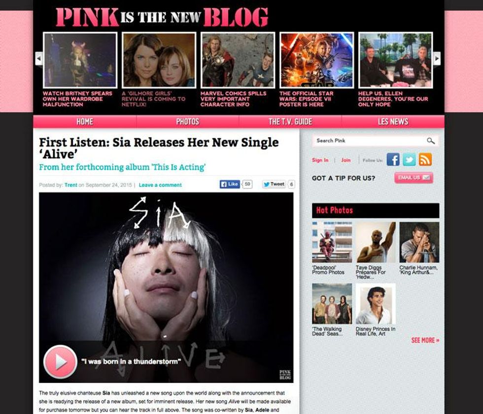 Pink Is the New Blog