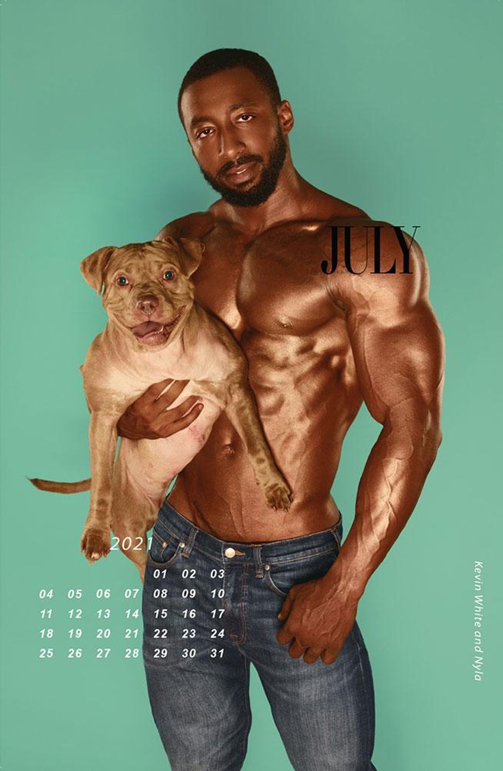 Pitties and Pecs Calendar