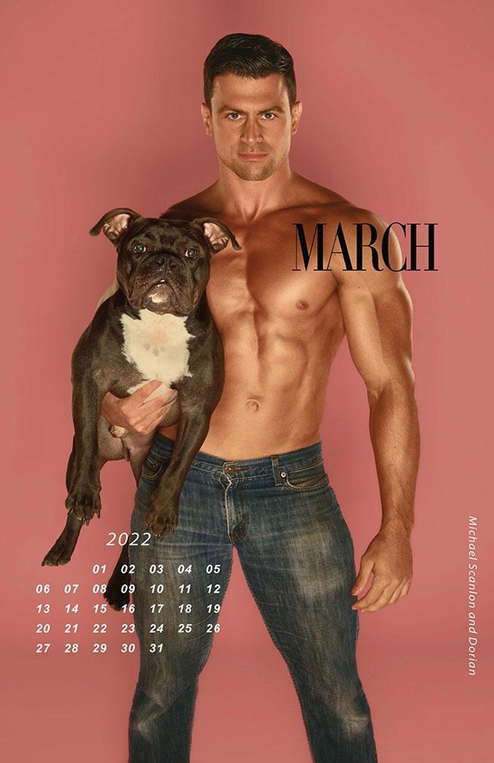 Pitties and Pecs Calendar