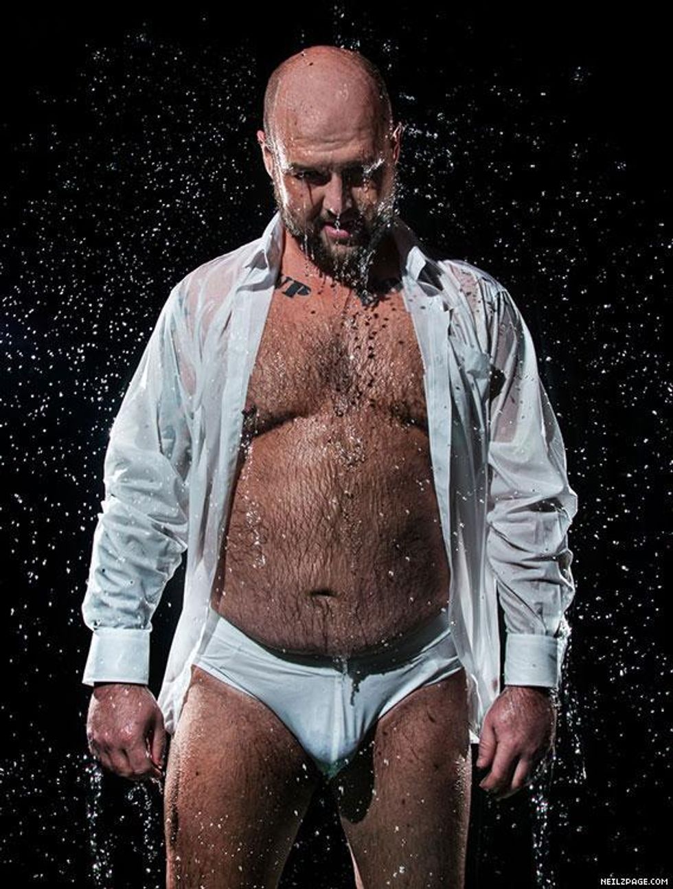 Playbear Issue #1 front cover. Model- Justin West