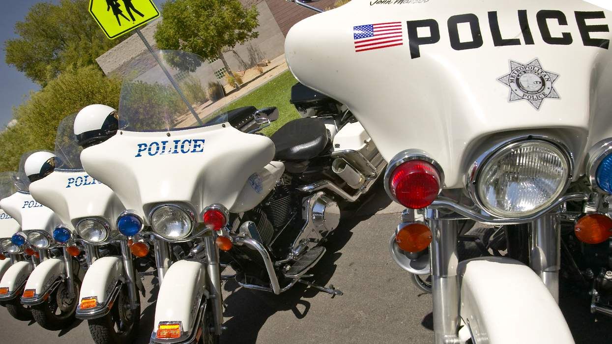 police motorcycle vehicles parked in a row henderson nevada