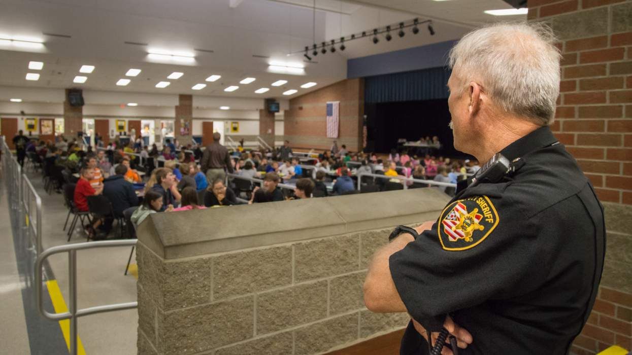 police officer in school