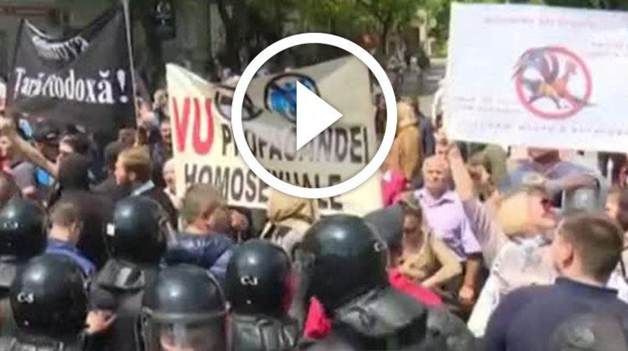 Police Prevent Orthodox Activists From Disrupting LGBT March in Moldova