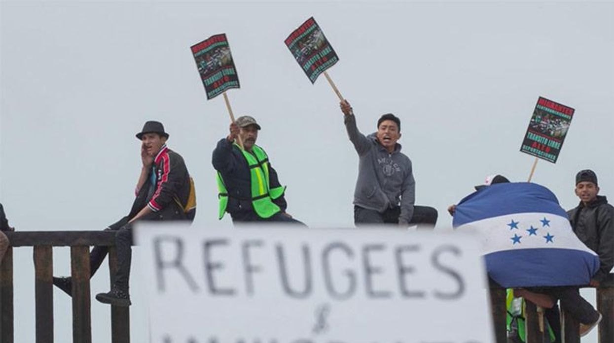 POLITICS 11 Possible Caravan Members Charged With Illegal US Entry