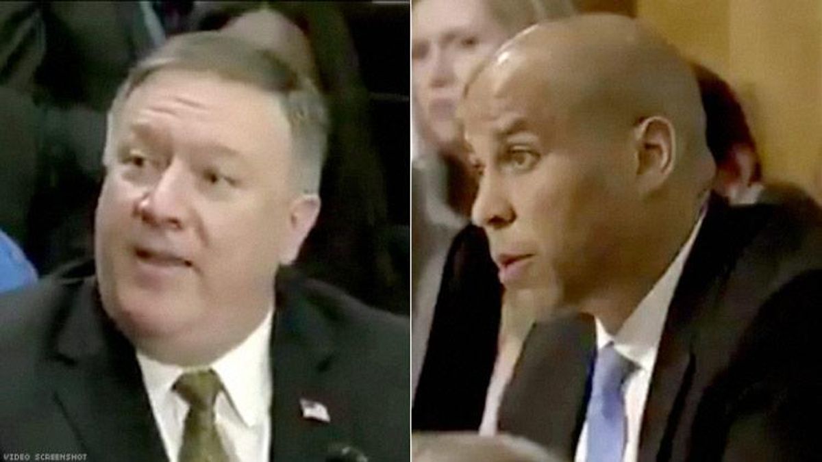 Pompeo and Booker