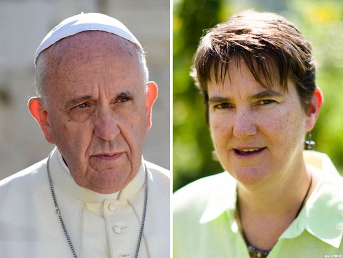 Pope Francis and Margie Winters
