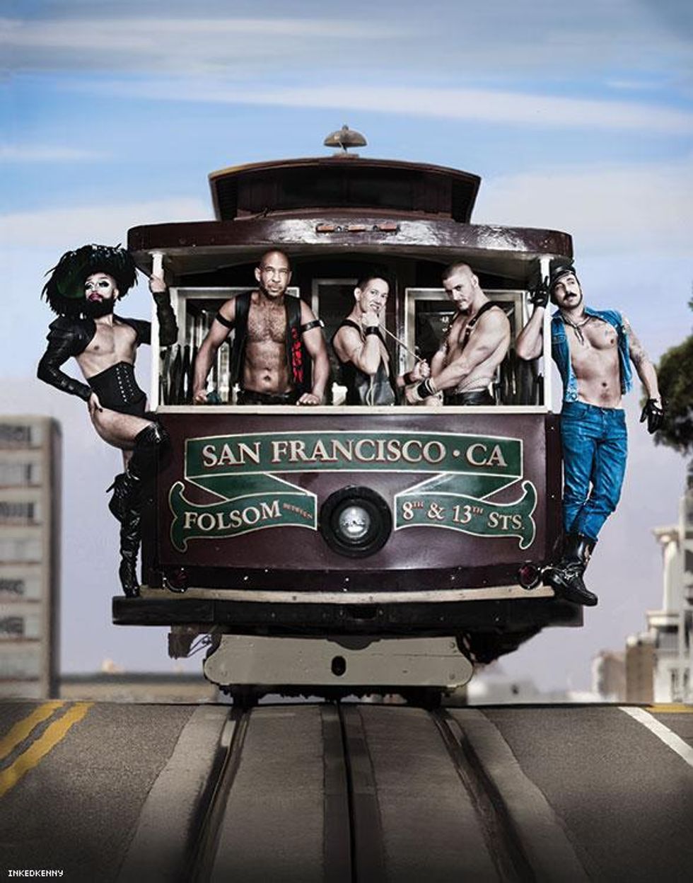 Poster art for the Folsom Street Fair