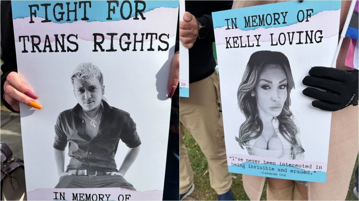 Posters of Daniel Aston and Kelly Loving