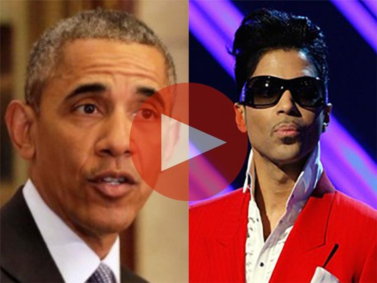 President Obama Pays Tribute to Prince
