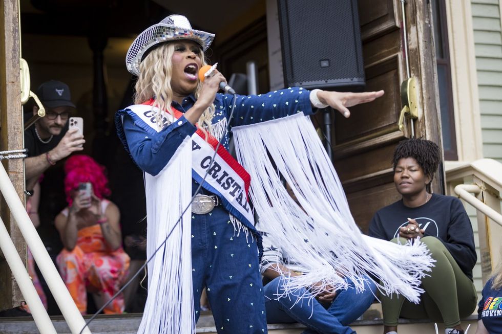 Pride Rally and Sashay to Tea 2025 LGBTQIA pride celebration Provincetown ptown MA