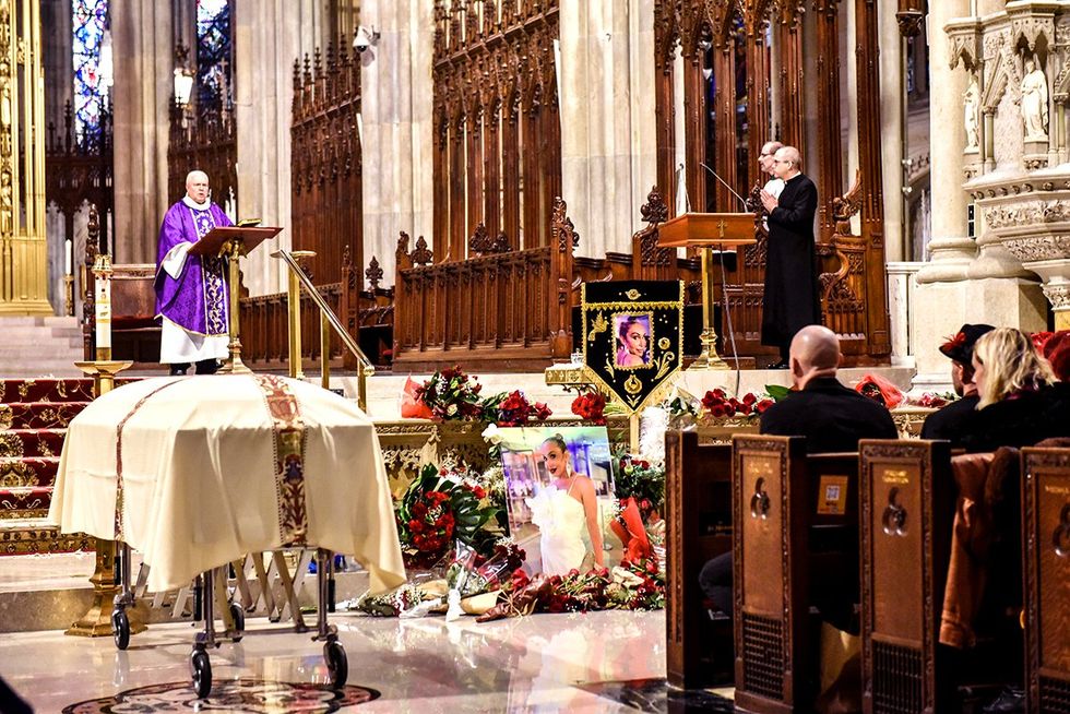 priest eulogy transgender community activist Cecilia Gentili St Patricks Cathedral February 2024 New York City