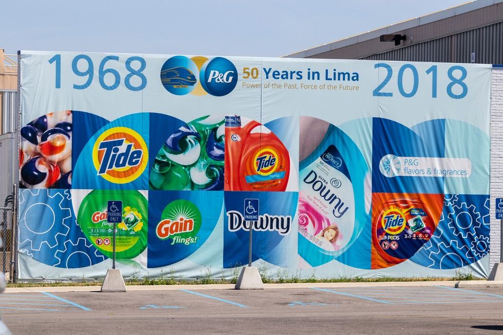 Procter & Gamble products advertisement